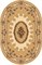 2.5*3.5 5440 Cream oval DaVinci